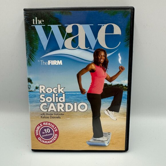 The Firm Rock Solid Cardio DVD Full Length Workout Kelsie Daniels Gaiam Fitness - Picture 1 of 3